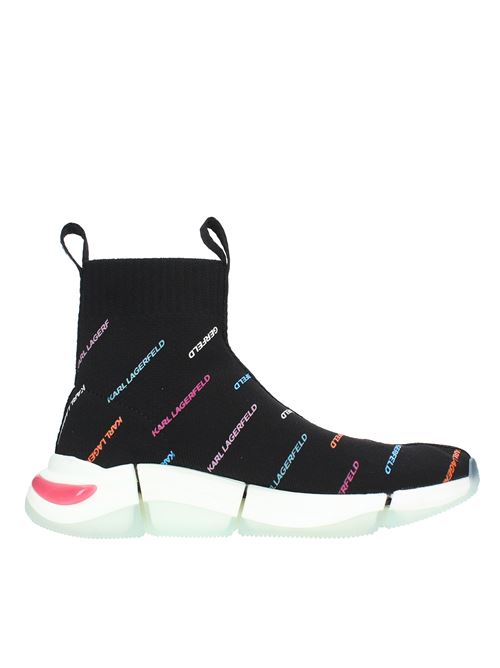 Sneakers alta in tessuto KARL LAGERFELD | KL63245 K0MNERO-MULTICOLOR